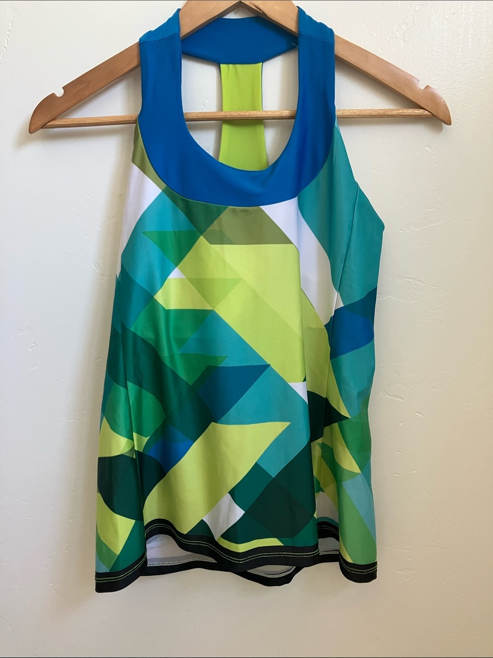 Moxie Geo-Print RacerbackTankini